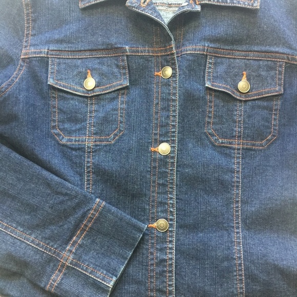 CLASSIQUES ENTIER Denim Jeans Jacket XS EUC - Picture 5 of 7